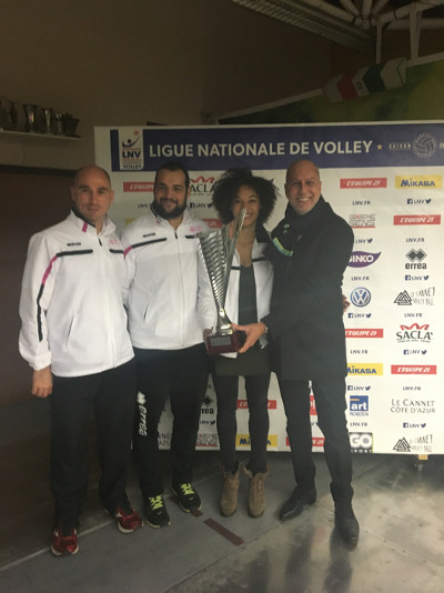 Le Cannet volley Ball vainqueur de la Supercoupe